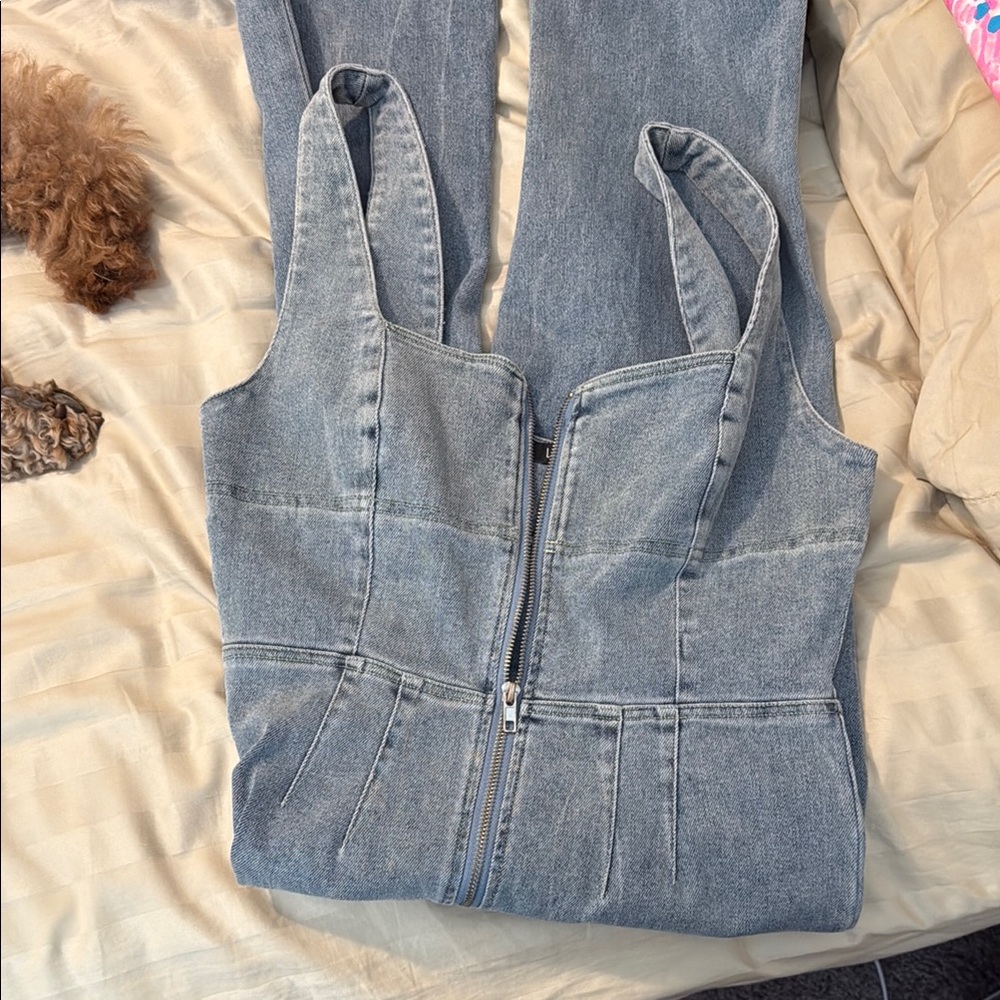 Women's Denim Jumpsuit